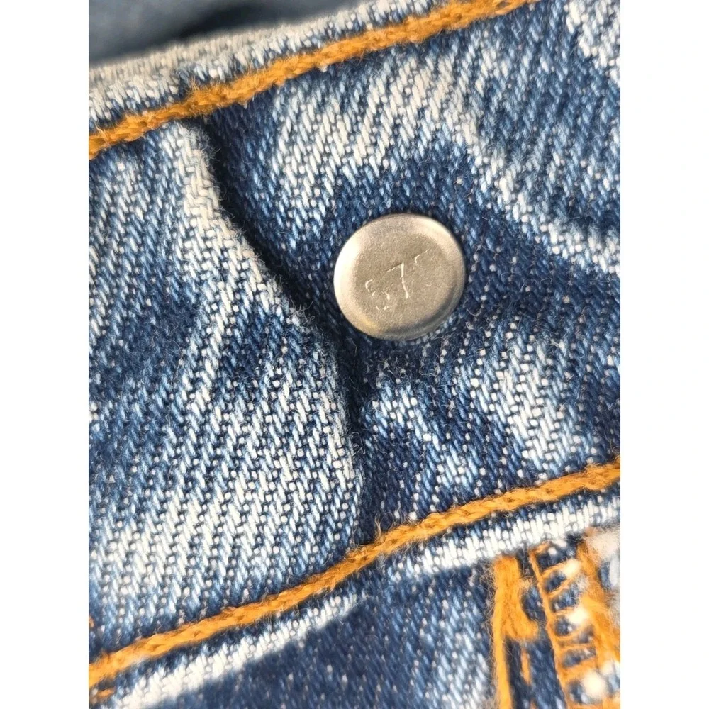 90s Orange Tab‎ Levi's 550 USA Made Men's Denim Jean Shorts Vintage Relaxed 34
